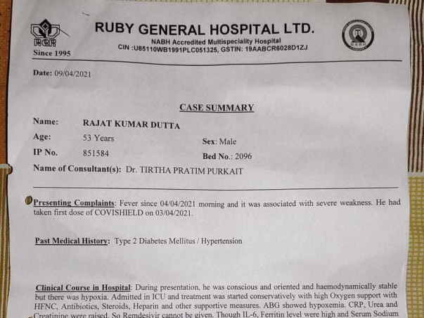 Help My Father Recover From COVID -19 and Kidney Disease