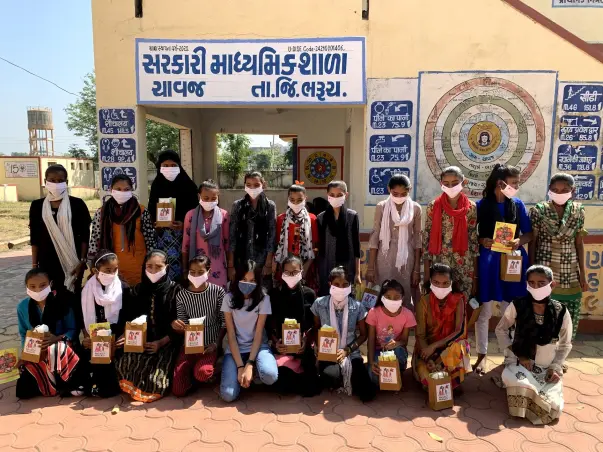 Help support the menstrual needs of school girls in rural Gujarat