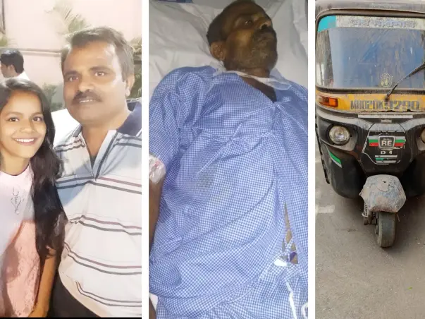 Help Auto Driver Dilip who toiled to educate daughters fight Cancer