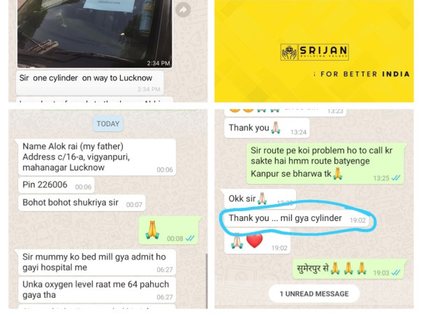 "SRIJAN'S MISSION OXYGEN" BREATHING LIVES AMONG COVID PATIENTS!