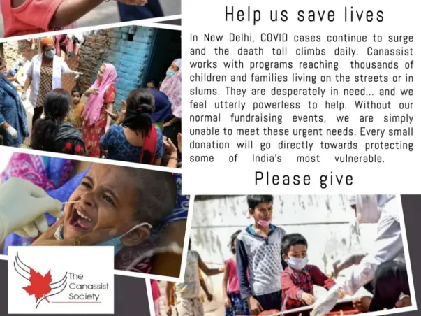 Give the Gift of Health and Hope- Canassist Society, New Delhi
