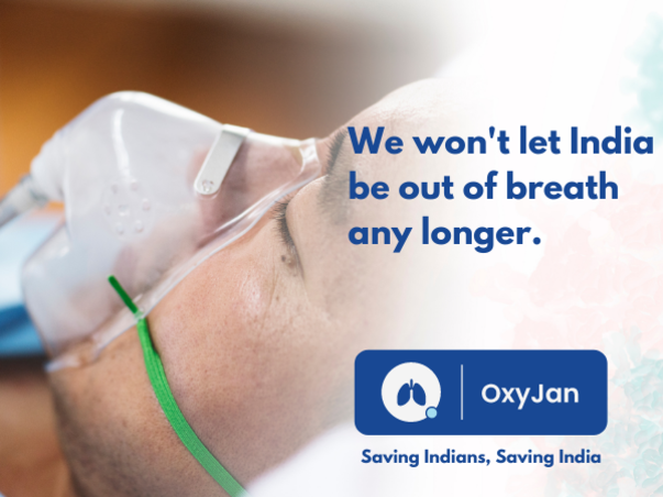 OxyJan - Initiative to provide oxygen concentrators to Indians