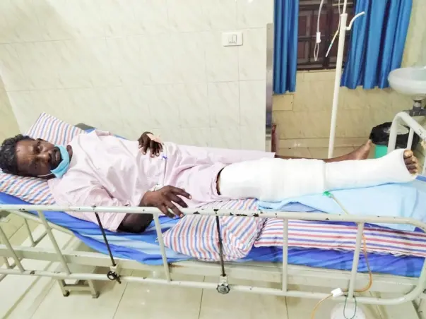 Please help him to stand up on his legs again