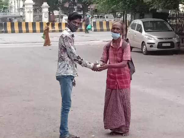 COVID support for the destitute in Mysore