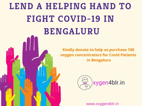 Oxygen4BLR:Save Lives by Donating an Oxygen Concentrator for Bengaluru