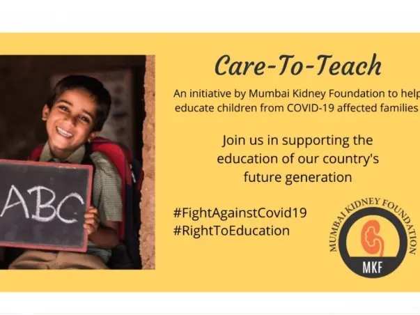 Support education of children whose families are affected by COVID-19