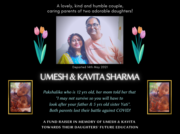 A Fund Raiser In The Memory Of Umesh & Kavita Sharma