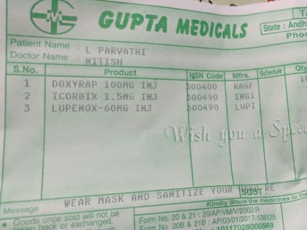Help My Mother to Fight with Covid19 Pneumonia