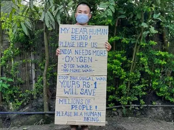 India Needs More Oxygen, Stop War, No More War, Stop Biological War