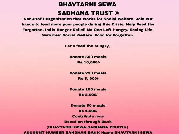 Free Food Provide Service Free Clothes Free Medical Facilities