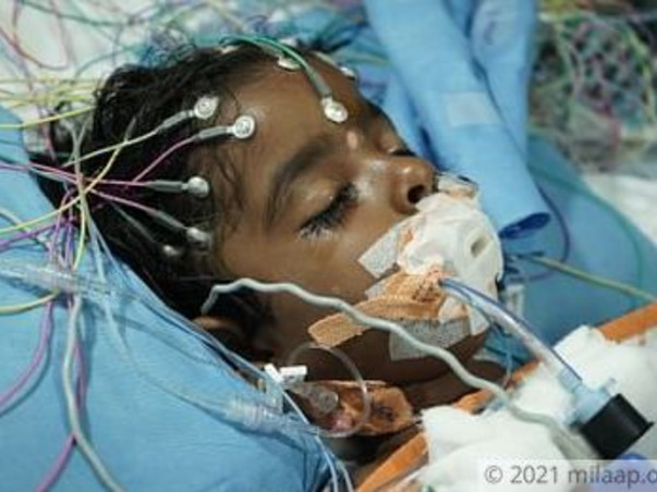 Support Likitha Recover From Brain Infection