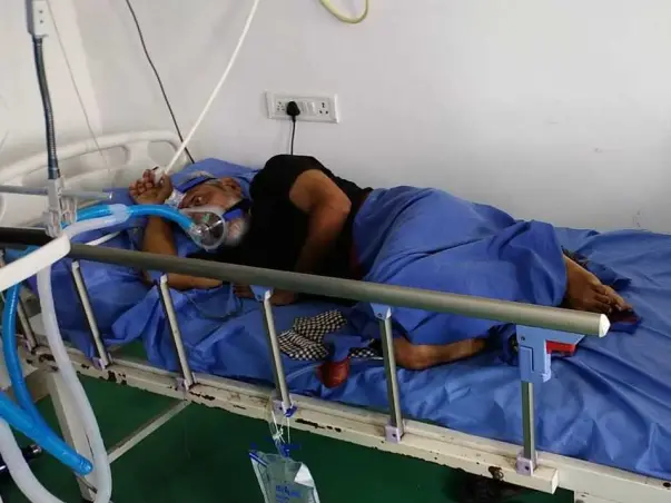 Help my father V.Lakshmanan, 59 years old to fight Covid, Respiratory problem and Stroke due to covid