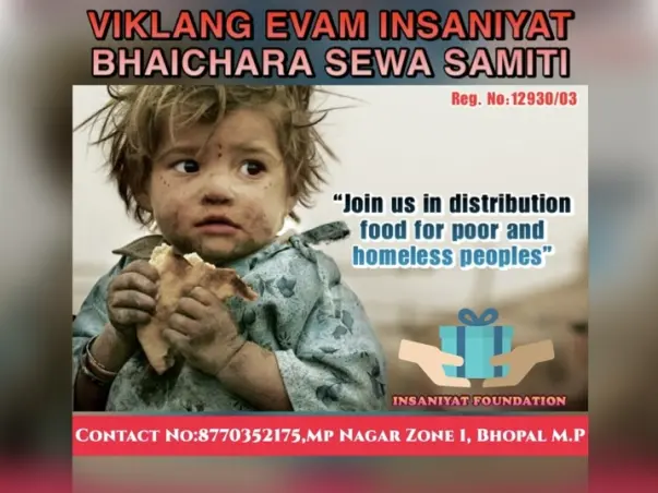 Help to feed poor homeless and beggar peoples.
