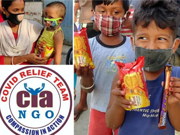 Help Compassion In Action to reach the needy with ration kits and Food