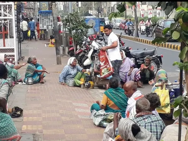 Help to poor people by providing food , monthly requirements etc....