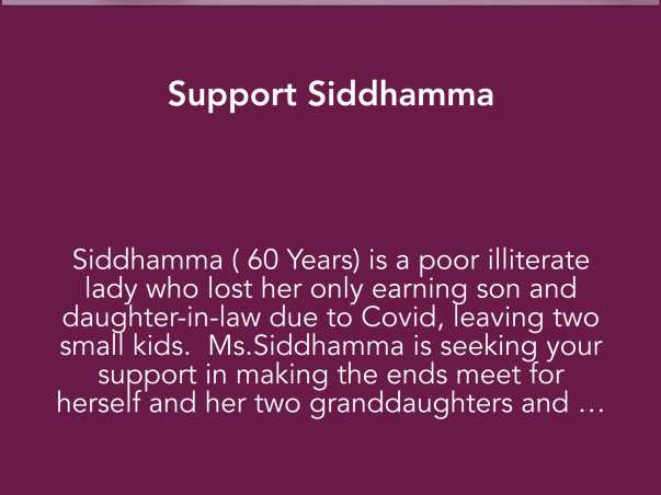 Support Siddhamma