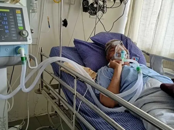 Help My Father to Fight COVID Pneumonia & Respiratory Failure