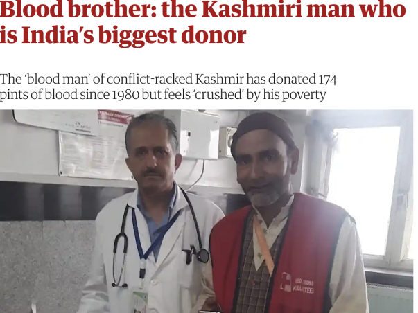 India's Biggest Blood Donor: Mr Khan Fundraising Campaign