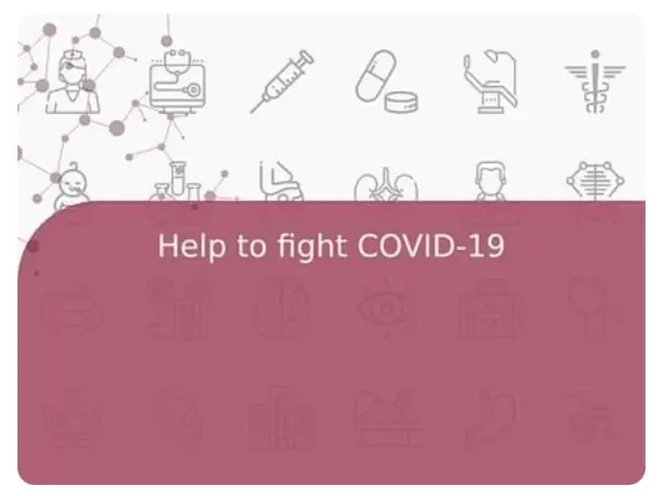 Help to fight COVID-19