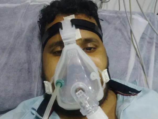 28 Years Old Samir Needs Your Help Recover Lung Infection.