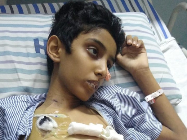 11 year old Steve is suffering from cancer. Please help.