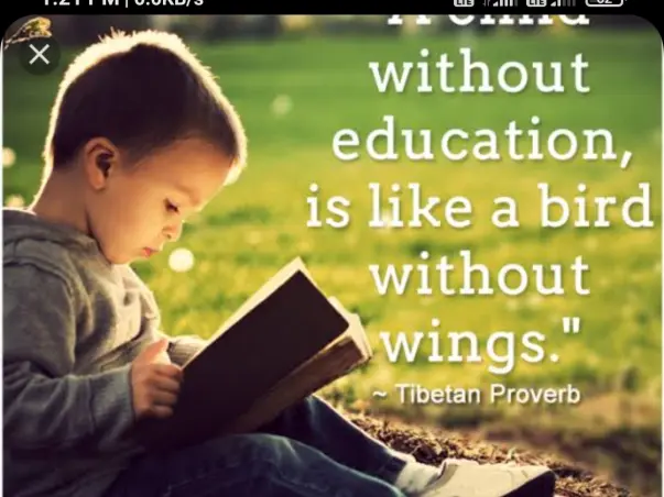 Let us resolve that no child will be deprived of education..