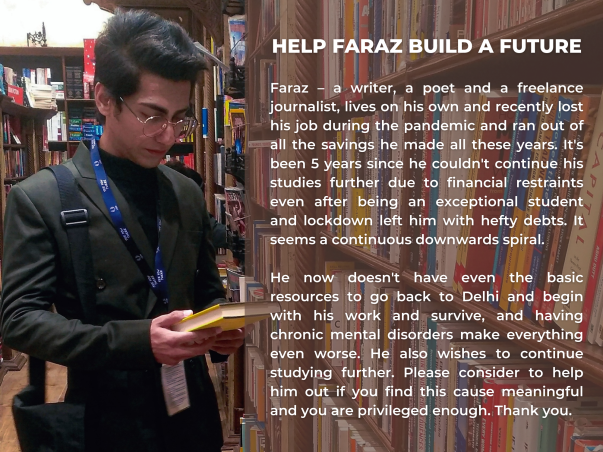 Help Faraz Survive and Build a Future