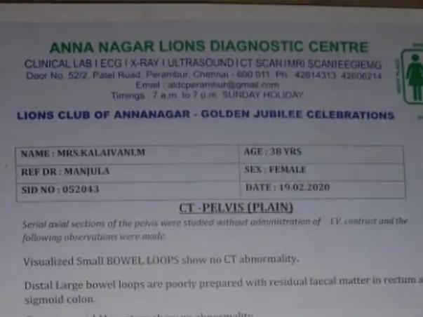 Support Kalaivani To Recover From Fibroids