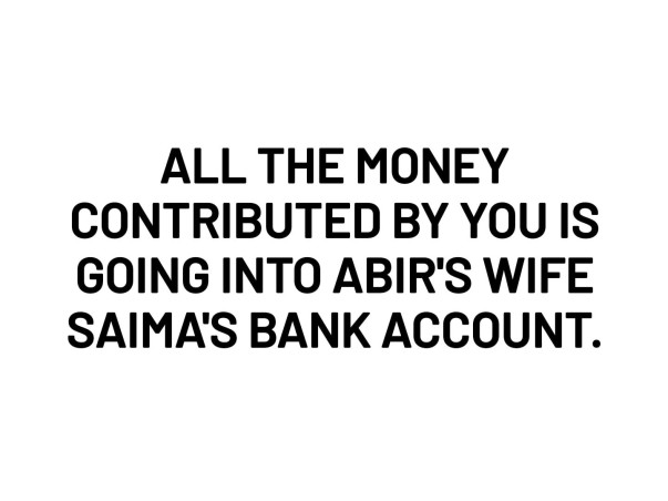 Fundraising for Abir