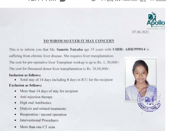 This 19 Years Old Needs Your Urgent Support In Fighting Liver Failure