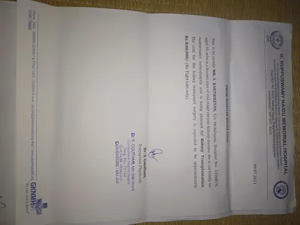 My Husband Needs Your Urgent Support To Fight (CKD) Kidney Failure