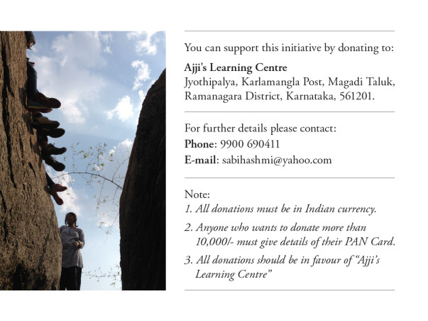 Ajji's Learning Centre 4 Youth of Jyothipalya & Surrounding Villages