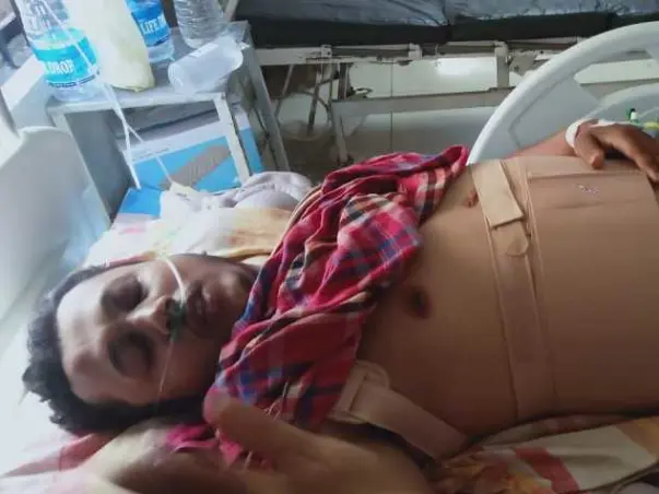 Major Spinal Cord Breakage,Head,Neck,RibsInjuries needs urgent surgery