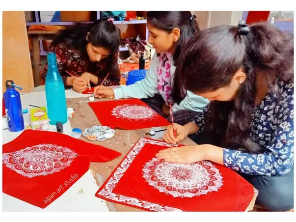 Protect The Dying Kumaon Art Form 'Aipan Art Studio'