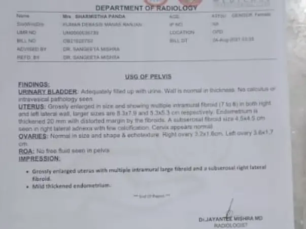 My Aunt Is Struggling With ENLARGE UTERUS, Kindly Help Her