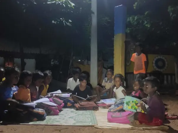 Tribal Settlement Solar Light Installation