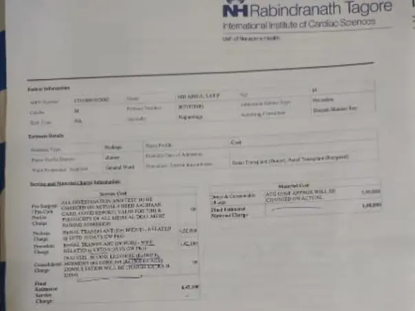 Help My Father Undergo Kidney Transplantation