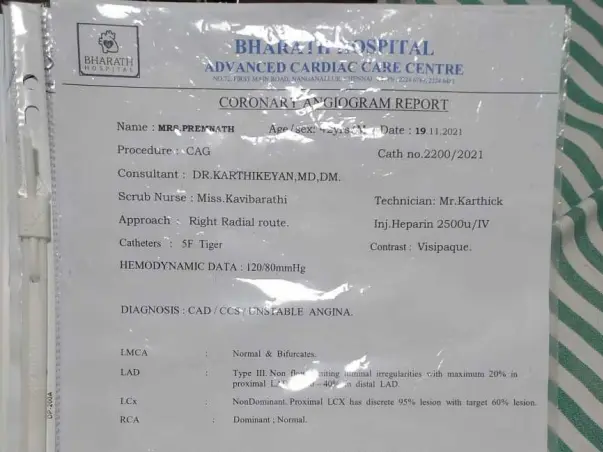 Donation for My husband cardiac problem Kindly Help