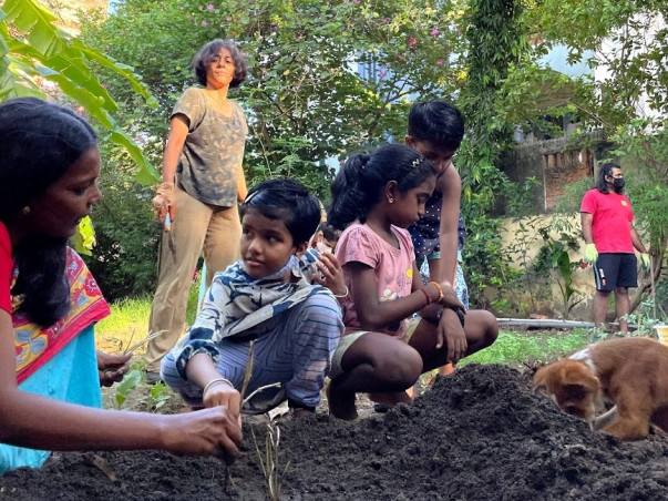 Help us develop a community garden at Adyar, Chennai