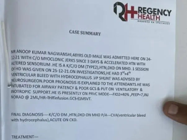 Help My Father To Recover From Brain Hemorrhage And Kidney Failure