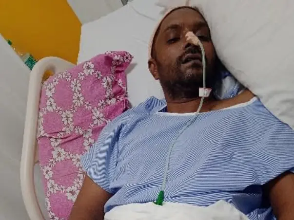 39 Years Old Manivannan Needs Your Help To Recover From Brain Stroke