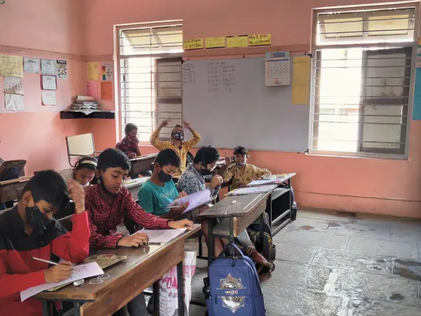 For the students of Kanhoji school: funds for toilets & infrastructure