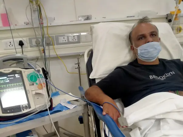 Help Manoj kumar for cardiac arrest