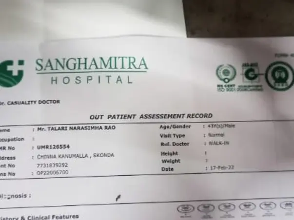 Help my uncle, Talari Narasimha Rao