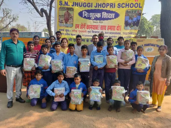 Support to us for provide education to juggi jhopdi childern