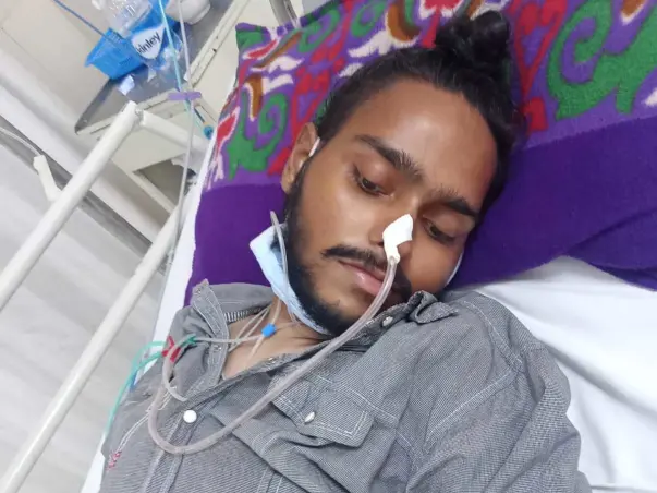 21 years old Harpreet Singh needs your help fight Pneumonia with ards