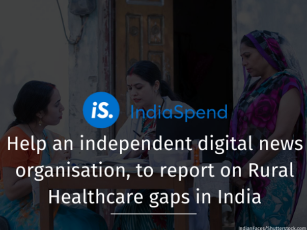 Help IndiaSpend report on Gaps in Rural Healthcare in India