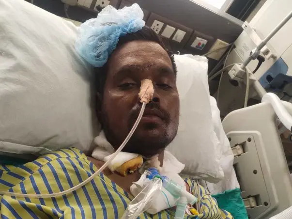 36 Years Old Kishor Koli Needs Your Help Fight Cervical Spine Injury
