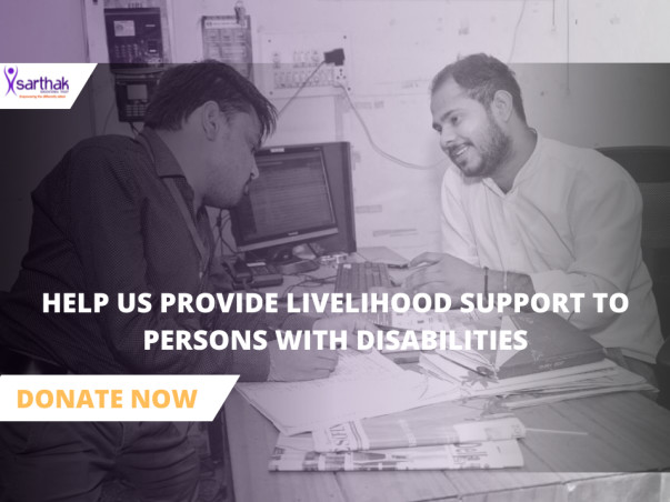 Help us Provide Livelihood Support to 100 Persons with Disabilities