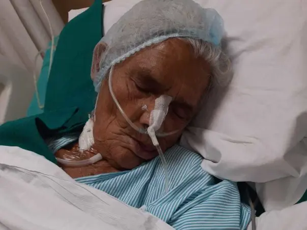 77 Years Old Satyawati Needs Your Help Fight Brain Haemorrhage